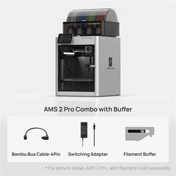 3D tiskárna Bambu Lab X1 carbon Combo (+AMS 2 Pro + Buffer)