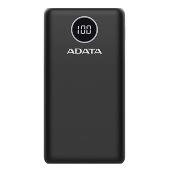 ADATA PowerBank P20000QCD - externí baterie pro mobil/tablet 20000mAh, 2,1A, černá (74Wh)