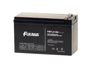 akumulátor FUKAWA FW 7,2-12 F2U (12V; 7,2Ah; faston F2-6,3mm; životnost 5let)