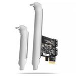 AXAGON PCES-SJ2 Dual channel SATA III PCI-Express controller with two internal SATA ports. Standard & Low profile