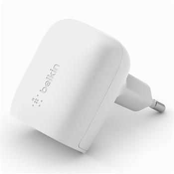 Belkin 20W USB-C PD PPS WALL CHARGER, WHITE