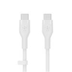 Belkin BOOST CHARGE™ USB-C/USB-C kabel, 2m, bílý - Flex