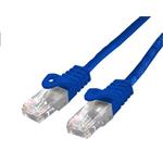 C-TECH Kabel patchcord Cat6, UTP, modrý, 5m