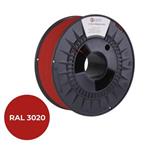C-TECH tisková struna PREMIUM LINE ( filament ) , PLA, dopravní červená, RAL3020, 1,75mm, 1kg