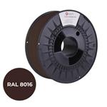 C-TECH tisková struna PREMIUM LINE ( filament ) , PLA, mahagonová hnědá, RAL8016, 1,75mm, 1kg