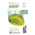 COLORWAY fotopapír / glossy samolepící 135g / m2, A4 / 50 kusů