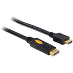 Delock cable DisplayPort male to HDMI male, lenght 3m