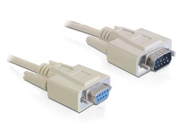 Delock Cable Serial RS-232 Sub-D9 male > RS-232 Sub-D9 female 1 m extension