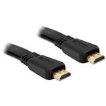 Delock HDMI 1.4 cable A/A male/male, flat, lenght 3 meters