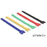 Delock Hook-and-loop fasteners coloured L 200 x W 12 mm 10 pieces