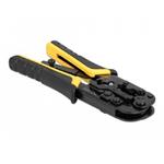 Delock Universal Crimping Tool with wire stripper for 8P (RJ45), 6P (RJ12/11) or 4P plugs