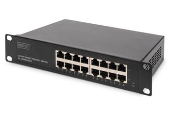 Digitus 16-port Gigabit Ethernet Switch, 10", unmanaged