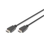 Digitus HDMI High Speed + Ethernet připojovací kabel, zlacené konektory, 3m