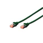 Digitus Patch Cable, S-FTP, CAT 6, AWG 26, green 3m