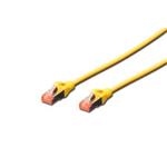 Digitus Patch Cable, SSTP/PIMF, CAT 6, AWG 26, 0,5m, Color yellow, RAL1002
