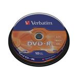 DVD-R médium Verbatim 16x 4.7GB, 10ks, Spindle