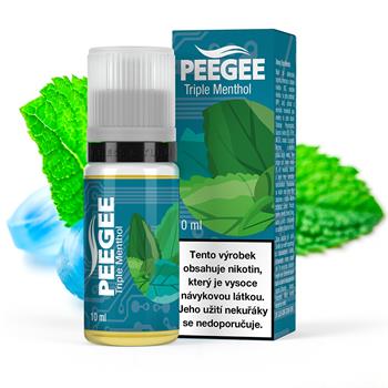 e-liquid PEEGEE - Trojitý mentol (Triple Menthol) 12mg