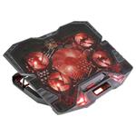 EVOLVEO Ania 5R, chladicí podstavec pro notebook, červené podsvícení, polohovatelný, reg.ot., display