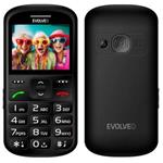 EVOLVEO EasyPhone XS, mobilní telefon pro seniory, černý