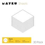 Form Sheets, 30 bílých 0.5mm archů pro Formbox