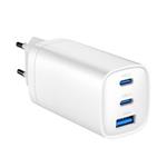GEMBIRD PD nabíječka 1xUSB-A 2xUSB-C  65W bilá