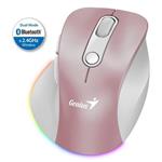 Genius Ergo 9000S Pro Myš, bezdrátová, optická, 2400DPI, 6 tlačítek, Bluetooth, 2,4GHz, USB-C nabíjení, tichá, 7bar.pod