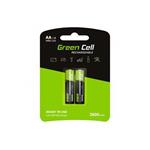 Green Cell Rechargeable Batteries 2x AA HR6 2600mAh