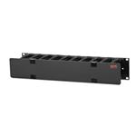 Horizontal Cable Manager, 2U Single Side with Cover