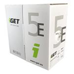 iGET Síťový kabel CAT5E UTP PVC Eca 305m/box