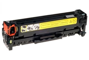 Kompatibilní toner HP CF542A (CF542X) žlutá, čip, 100% nový (HP 203X), 2500 stran