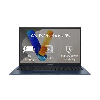 ASUS Vivobook 15 - i5-1335U/16GB/512GB SSD/15,6"/FHD/TN/2y PUR/Win 11 Home/modrá (X1504VA-NJ909W)