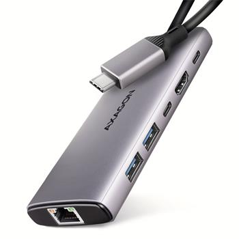 AXAGON HMC-6G2L, USB 10Gb/s hub, 2x USB-A, 1x USB-C, HDMI 4k/60, RJ-45, PD 100W, kabel USB-C 15cm (HMC-6G2L)