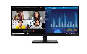 Lenovo LCD P34w-20 34,14" IPS zakřivený/3440x1440/6ms/DP/2xHDMI/3xUSB/USB-C/RJ45/Pivot/Repro/černá (63F2RAT3EU)