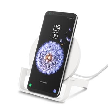 Belkin BOOST CHARGE™ Qi 10W Bezdrátová stojánková nabíječka, bílá (WIB001vfWH)