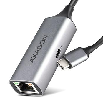 AXAGON ADE-TXPD, USB-C 3.2 Gen 1 - Gigabit Ethernet síťová karta, Asix AX88179, PD 100W, auto instal (ADE-TXPD)