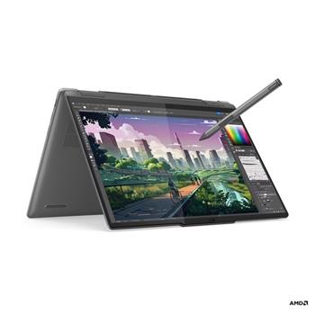 Lenovo YOGA 7 2-in-1 AMD Ryzen 7 8840HS/16GB/1TB SSD/14"/WUXGA/OLED/Touch/60Hz/400nitů/Pero/3rOnSite/WIN11 Home/šedá (83DK000MCK)