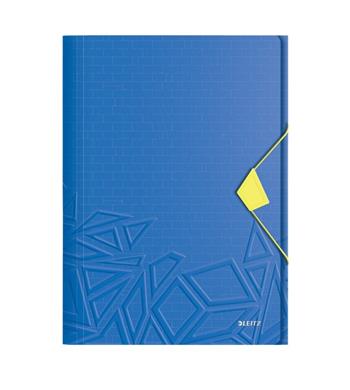 LEITZ Tříchlopňové desky UrbanChic PP, A4, modrá (46490032)