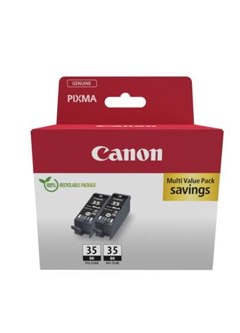 Canon cartridge PGI-35Bk Black (PGI35BK) Twin pack / 2x Black / 2x9,3ml (1509B029)