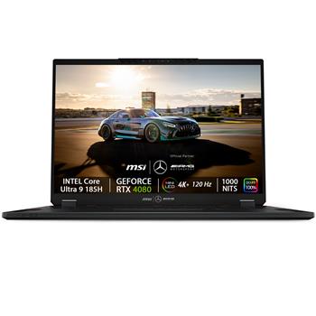 MSI Stealth 18 MercedesAMG A1VHG-064CZ / Core Ultra 9 185H/64GB/2TB SSD/RTX 4080, 12GB/18"UHD+ IPS/Win11 Pro/černá (9S7-183121-064)