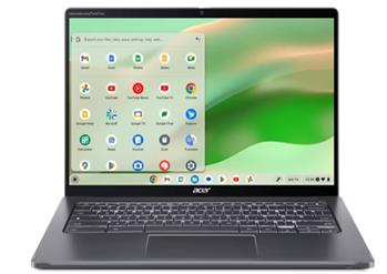 Acer Chromebook Spin 14 (CP714-2WN-55L7) i5-1335U/8GB/256GB SSD/14" WUXGA IPS Touch/Chrome/šedá (NX.KLNEC.001)