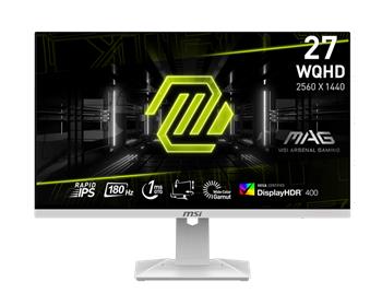 MSI Gaming monitor MAG 274QRFW, 27" Rapid IPS/2560x1440 (WQHD)/ 180Hz/1ms/2x HDMI/DP/Výškově nastavitelný/Pivot (MAG 274QRFW)