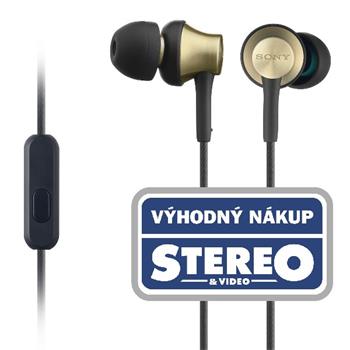 SONY MDR-EX650AP Sluchátka do uší s mikrofonem, rozsah 20 až 28000 Hz (MDREX650APT.CE7)