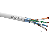 Solarix Kabel licna CAT5E FTP PVC šedý 305m/box (SXKL-5E-FTP-PVC-GY)