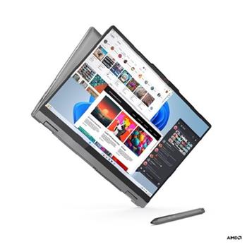 Lenovo IdeaPad 5 2-in-1 16AHP9 Ryzen 5 8645HS/16GB/SSD 1TB/16"/2K/OLED/400nitů/60Hz/touch/Pero/FPR/WIN11 Home/šedá (83DS000RCK)