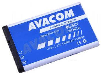 AVACOM Náhradní baterie do mobilu Nokia 6303, 6730, C5, Li-Ion 3,7V 1050mAh (náhrada BL-5CT) (GSNO-BL5CT-S1050A)