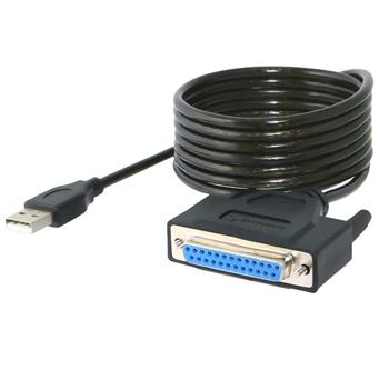 PremiumCord USB printer kabel USB na paralelní port (DB25F) (kuprint2)