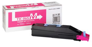 Kyocera toner TK-865M magenta na 12 000 A4 (při 5% pokrytí), pro TASKalfa 250ci/300ci (TK-865M)