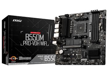 MSI B550M PRO-VDH WIFI, AM4, AMD B550, 4x DDR4, mATX (B550M PRO-VDH WIFI)