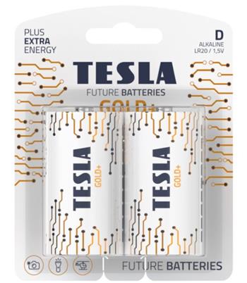 Tesla D GOLD+ alkalická, 2 ks, ND (1099137275)