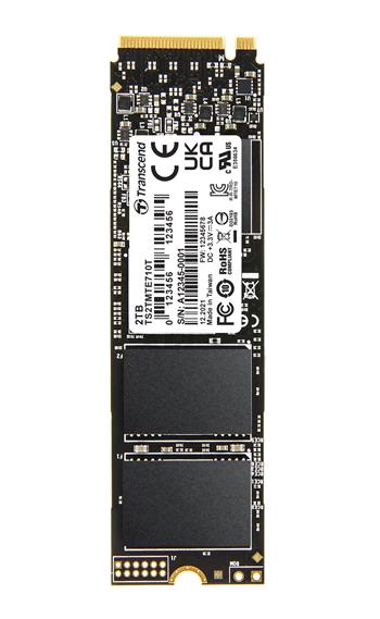 TRANSCEND MTE710T 2TB SSD disk M.2 2280, PCIe Gen4 x4 NVMe 1.4 (3D TLC), 3800MB/s R, 3200MB/s W (TS2TMTE710T)